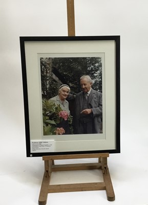 Lot 1547 - Pamela Chandler (1928-1993) photographic portrait of Professor  J. R. R. Tolkien and  his wife Edith, together with  nine others of the Tolkien’s