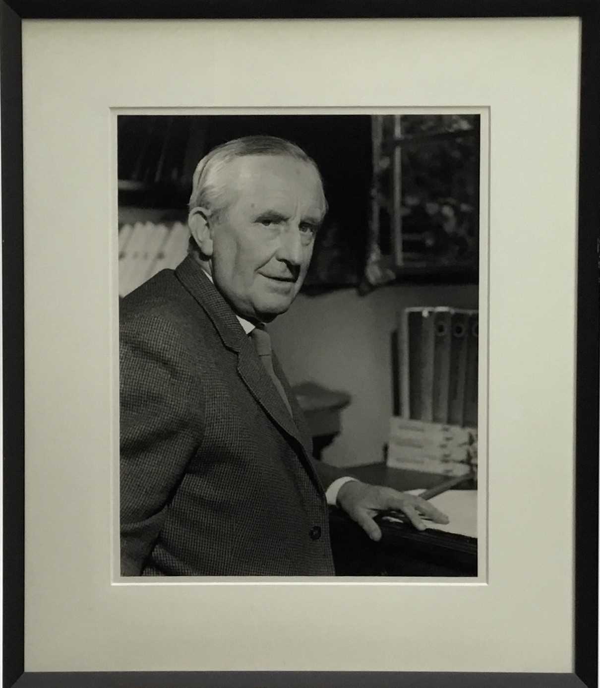 Lot 1549 - Pamela Chandler (1928-1993) photographic portrait of Professor  J. R. R. Tolkien, together with seven other portrait studies of other subjects