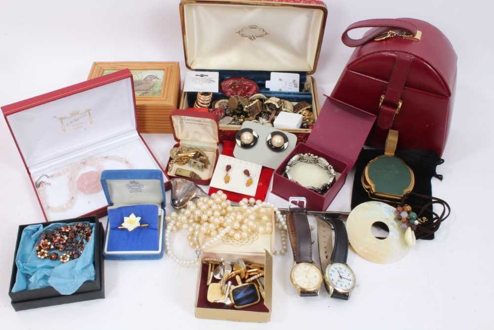 Lot 85 - Quantity of vintage and modern costume jewellery and bijouterie