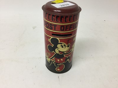 Lot 2432 - Mickey Mouse money box