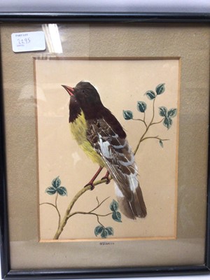 Lot 123 - Two bird pictures