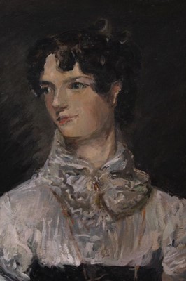 Lot 1070 - After John Constable (1776-1837), a 20th century oil on canvas - portrait of Maria Bicknell