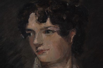 Lot 1070 - After John Constable (1776-1837), a 20th century oil on canvas - portrait of Maria Bicknell