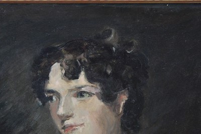 Lot 1070 - After John Constable (1776-1837), a 20th century oil on canvas - portrait of Maria Bicknell