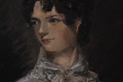 Lot 1070 - After John Constable (1776-1837), a 20th century oil on canvas - portrait of Maria Bicknell