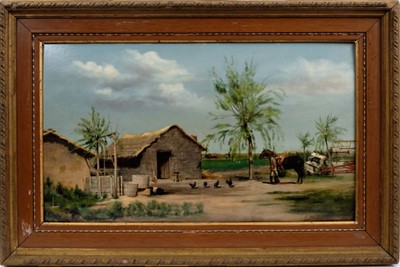 Lot 1044 - Jan Van Malderen (1883-1958) oil on board