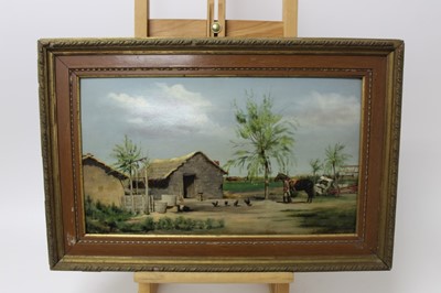 Lot 1044 - Jan Van Malderen (1883-1958) oil on board