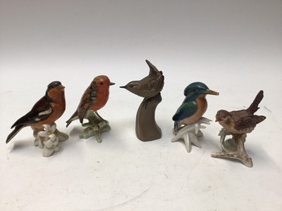 Lot 1083 - Selection of bird ornaments