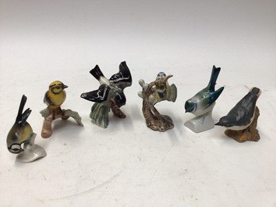 Lot 1083 - Selection of bird ornaments