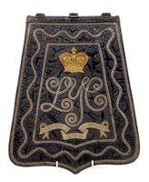 Lot 161 - Rare Victorian Officers' undress sabretache of...