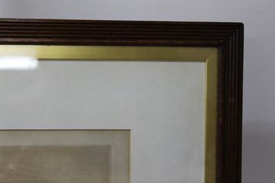 Lot 1046 - William Lionel Wyllie (1851-1931) signed artist proof etching - River of Gold, 26cm x 41cm, in glazed oak frame  
Provenance: T. Richardson & Co, Piccadilly p