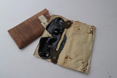 Lot 690 - Ten pairs of Second World War ARP Anti-Gas Eyeshields MK.III in original card packets (10 pairs)