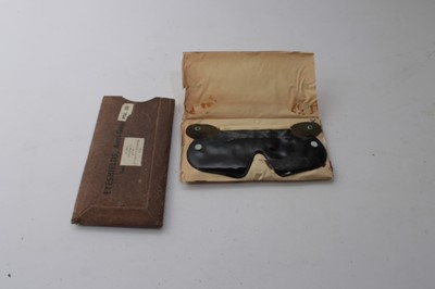 Lot 74 - Thirteen pairs of Second World War and later ARP Anti-Gas Eyeshields MK.III in original card packets (13 pairs)