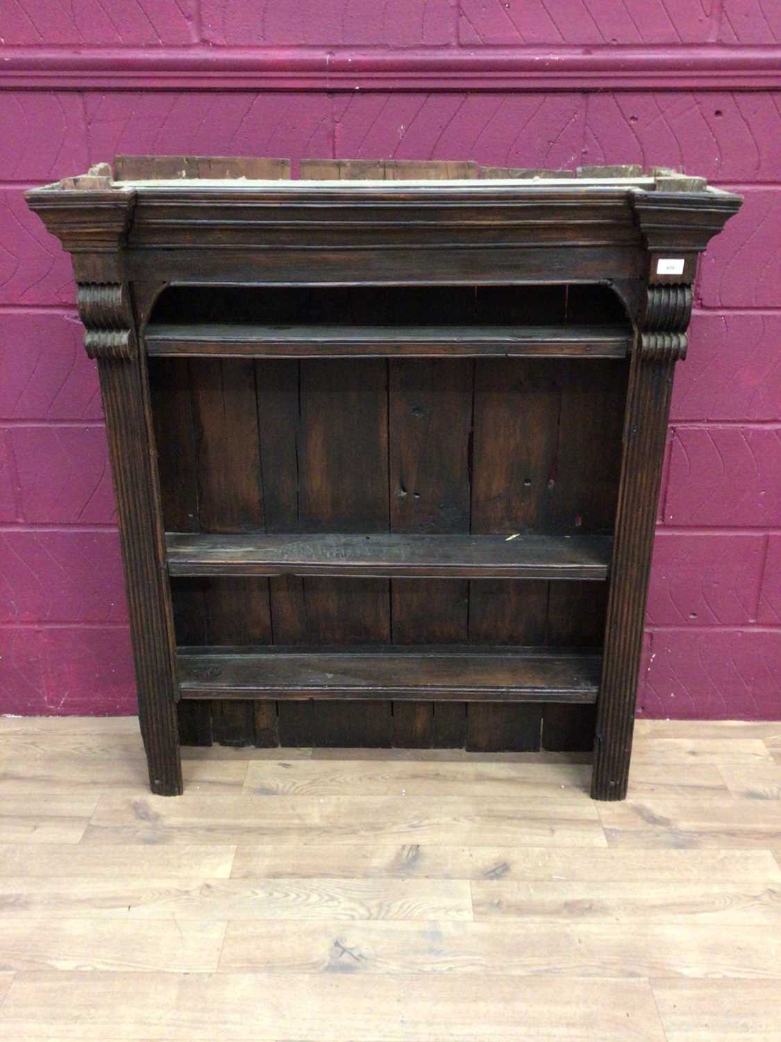 Lot 406 - Antique stained pine dresser top