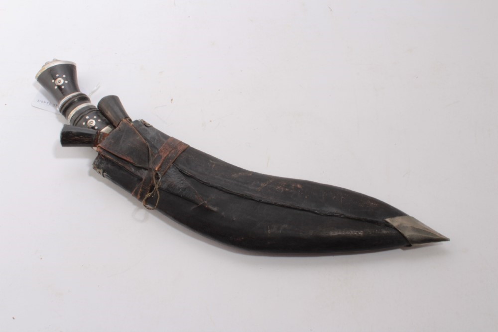 Sold at Auction: Authentic Gurka Kukri Knife Set