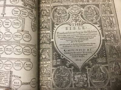 Lot 1573 - 17th century book of common prayer and bible