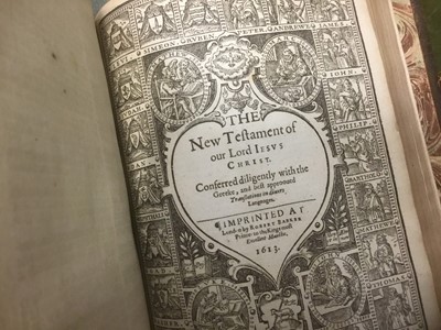 Lot 1573 - 17th century book of common prayer and bible