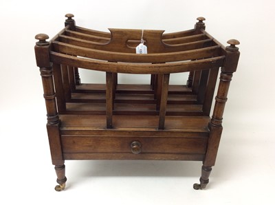 Lot 1521 - Regency mahogany  canterbury