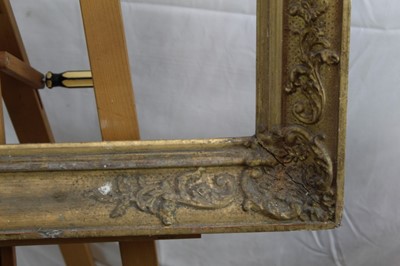 Lot 267 - 19th century gilt and gesso picture frame, to take a picture measuring 77cm x 65cm