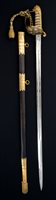 Lot 102 - Good George V Naval Officers' dress sword with...