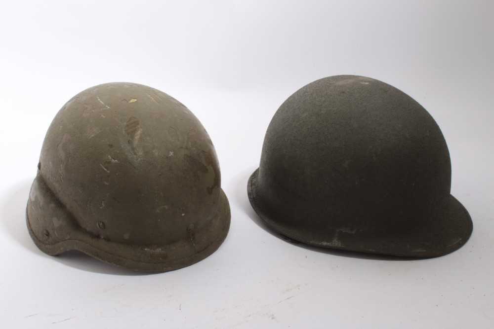 Lot 926 - Israeli M1 Style Infantry Helmet, used circa