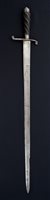 Lot 115 - Mid-18th century Continental hunting sword...
