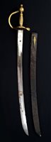 Lot 116 - Good late 18th century German Infantry sidearm...