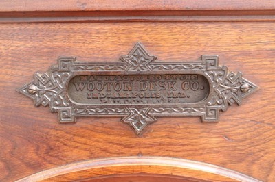 Lot 1516 - An impressive American Wootton Desk Co. 'Wells Fargo' desk