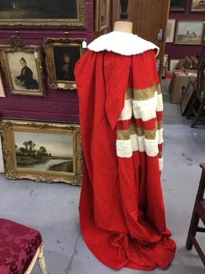 Lot 69 - The Rt. Hon. Lord Blakenham ( 1938-2018) fine Viscounts Parliamentary robe