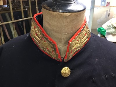 Lot 72 - The Rt Hon. The Earl of Listowel K.P.,J.P.,D.L., fine Victorian Court uniform by Henry Poole with gold and red bullion collar and cuffs, trousers with gold lace , breeches and sword belt contained...