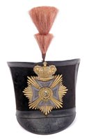 Lot 131 - Rare Georgian Officers' bell-top shako of the...