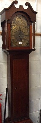 Lot 786 - Geroge III and later longcase with one weight and pendulum