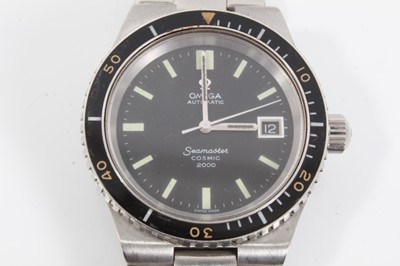 Lot 185 - Gentlemen's Omega Automatic Seamaster Cosmic 2000 stainless steel wristwatch