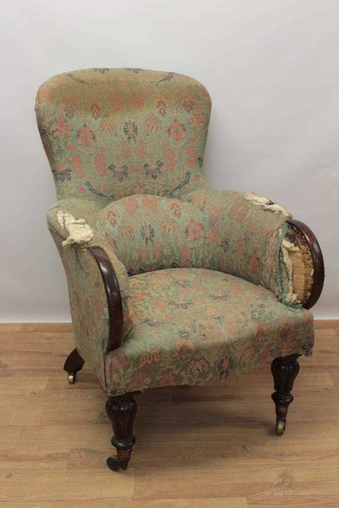 Lot 944 - Late Regency armchair
