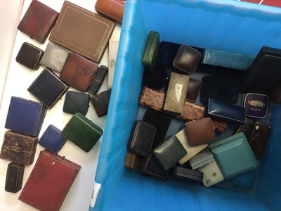 Lot 698 - Large collection of antique and vintage jewellery boxes various