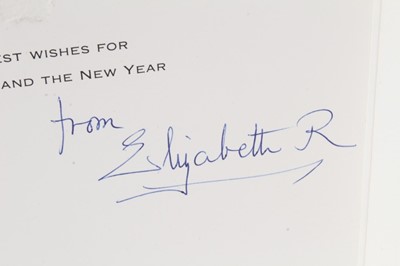 Lot 82 - H.M. Queen Elizabeth The Queen Mother, signed 1967 Christmas card with photograph of Her Majesty 'Off Newfoundland1967' - sent to Reginald Wilcock The Queen Mother's Page