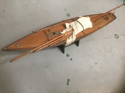 Lot 2384 - 19th century pond yacht for restoration