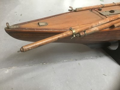 Lot 2384 - 19th century pond yacht for restoration