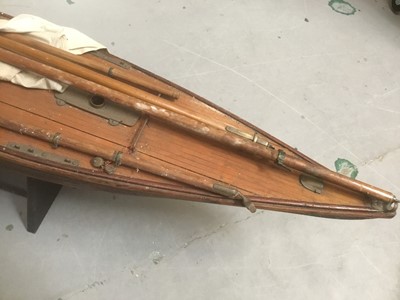 Lot 2384 - 19th century pond yacht for restoration