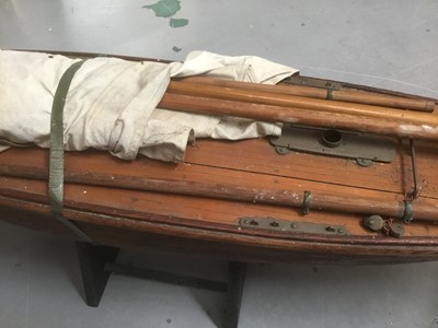 Lot 2384 - 19th century pond yacht for restoration