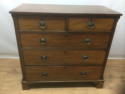 Lot 1542 - George III mahogany chest