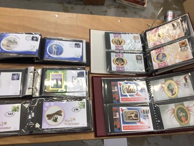 Lot 1370 - GB Benham silk first day covers in six albums and loose. Mostly 2000 onwards.