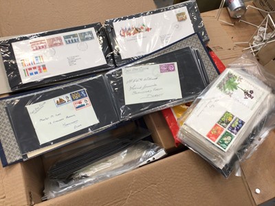 Lot 1372 - GB first day covers in albums and packets