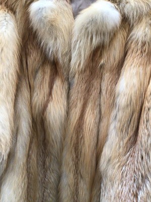 Lot 1994 - Red fox coat, circa 1970s