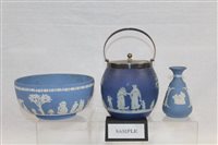 Lot 1132 - Selection of Wedgwood Jasper ware items -...