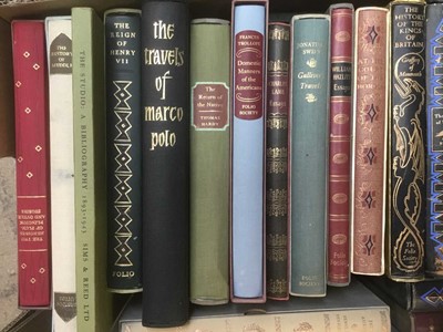 Lot 1515 - Folio society, new box of books, approximately 31 books including Works of Jane Austin and others