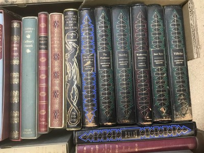 Lot 1515 - Folio society, new box of books, approximately 31 books including Works of Jane Austin and others