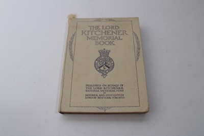 Lot 841 - Books- The Second Great War, nine volume set, edited by Sir John Hammerton together with The Lord Kitchener Memorial Book (10 books)