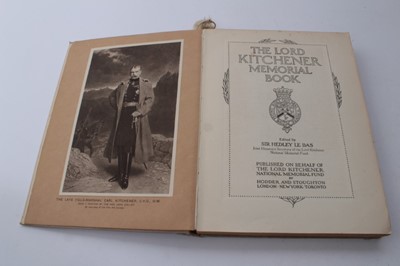 Lot 841 - Books- The Second Great War, nine volume set, edited by Sir John Hammerton together with The Lord Kitchener Memorial Book (10 books)