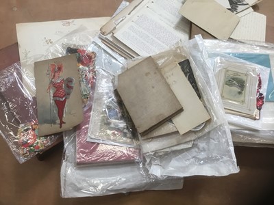 Lot 1421 - Large box of ephemera